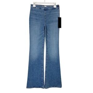 NEW Edwin Lark Bootcut Flare Jeans Women's 28 Side Zip Full Length